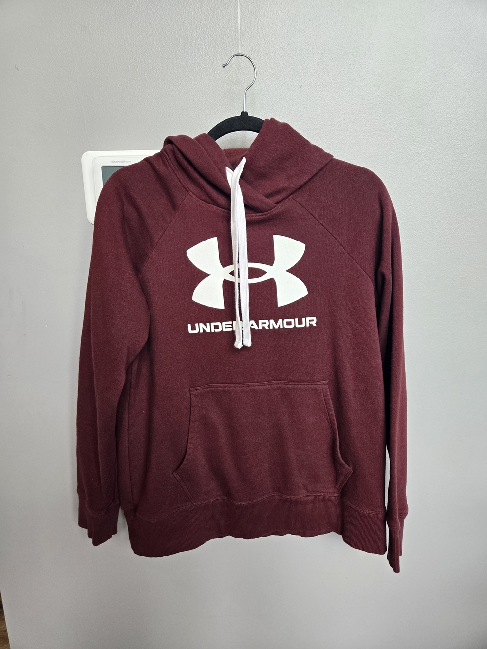 Under Armour Men’s Maroon Logo Hoodie Sweater